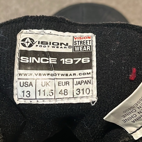 Vision Street Wear VSW Shoes sneakers BMX Skate Skateboard Mens Size 13 - Picture 13 of 16